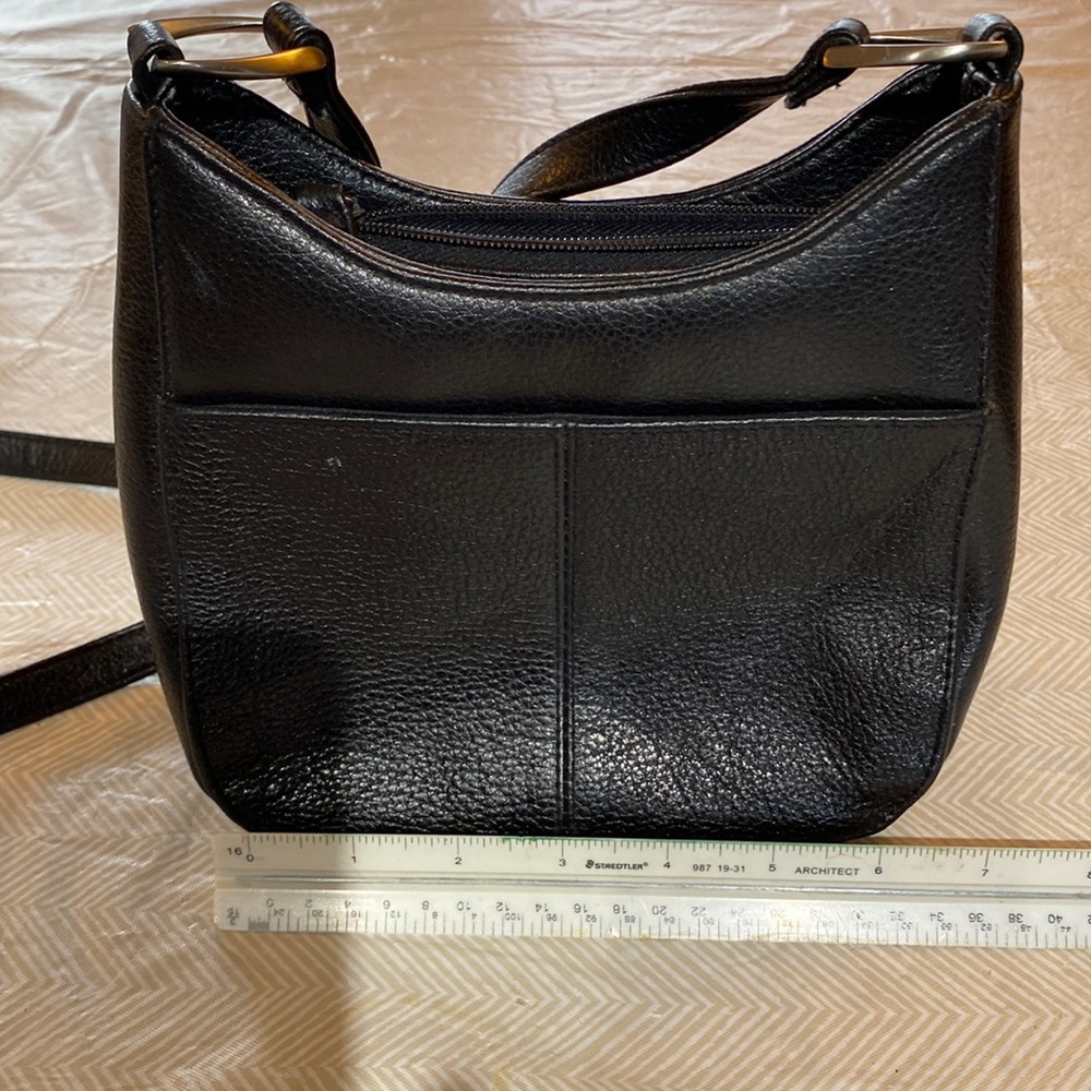 Coletta genuine black leather bag